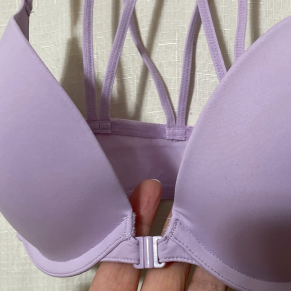 Xhilaration Push Up Bra Underwire Lilac Purple T-Shirt Bra Lot of 2 Size 32D - Picture 2 of 12